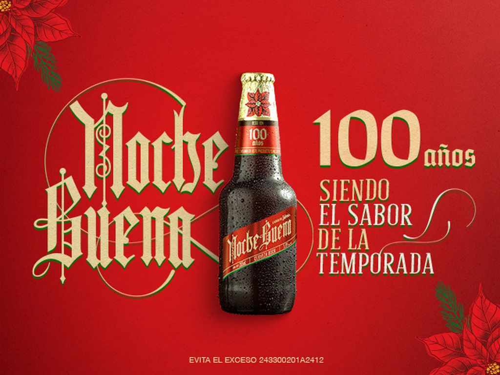Noche Buena, la cerveza icono en México de la época navideña, celebra su primer centenario con actividades y promociones que refrendan su calidad y carácter en las mesas decembrinas

