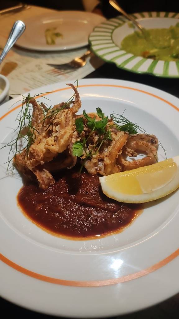 calamares fritos, Trattoria Grata